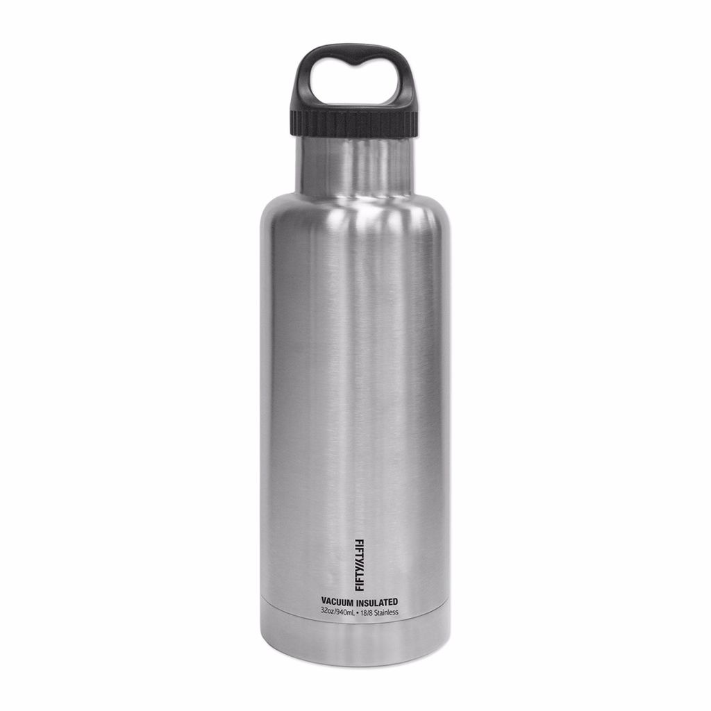 Fifty/Fifty - 32oz. Double-Wall Vacuum-Insulated Water Bottle