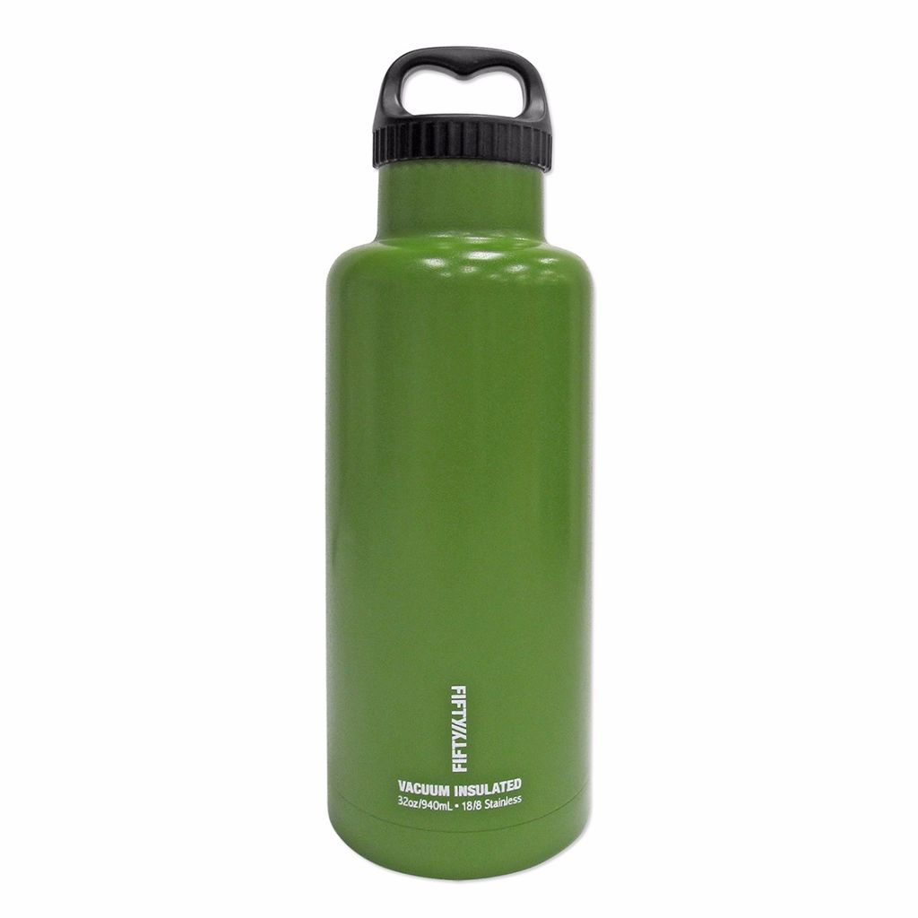 Fifty/Fifty - 32oz. Double-Wall Vacuum-Insulated Water Bottle