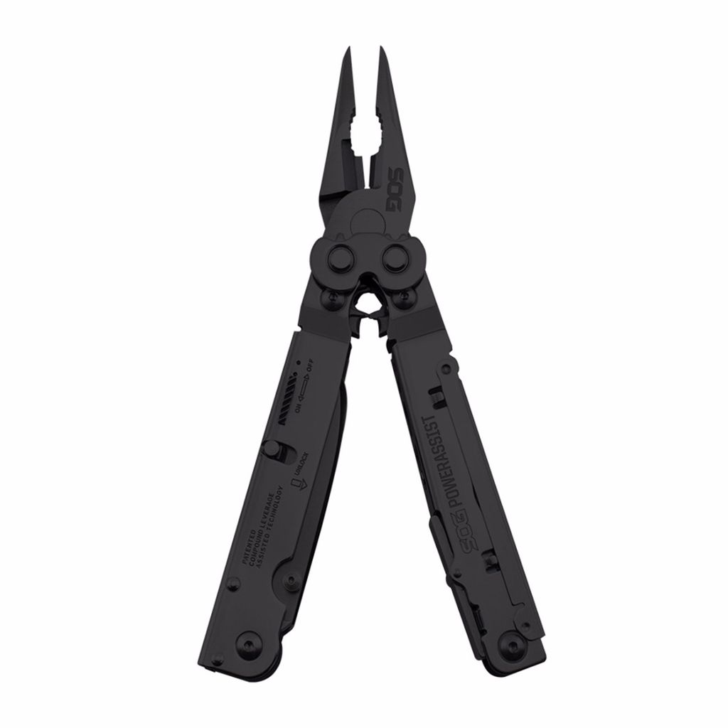 Image of SOG - PowerAssist - Black Oxide - Nylon Sheath