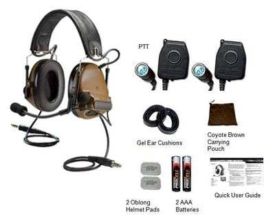 Image of Comtac V Dual Comm Kit Coyote