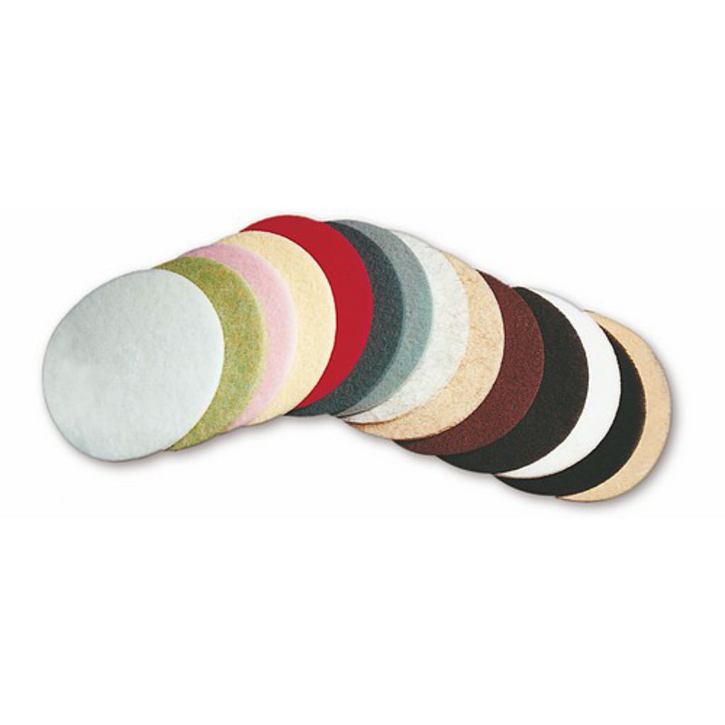 Image of Beacon Lighthouse Floor Pad - Nylon Stripping 15" Diameter Black - 15" Diameter 