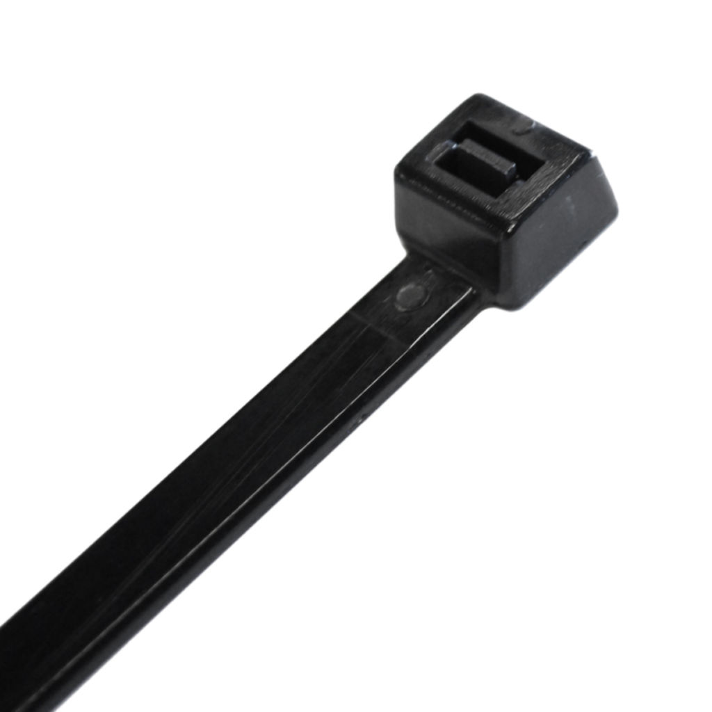 Image of LC Industries Approved Manufacturer Tie Down Strap Black Plastic 6.3in - x 6.3" 