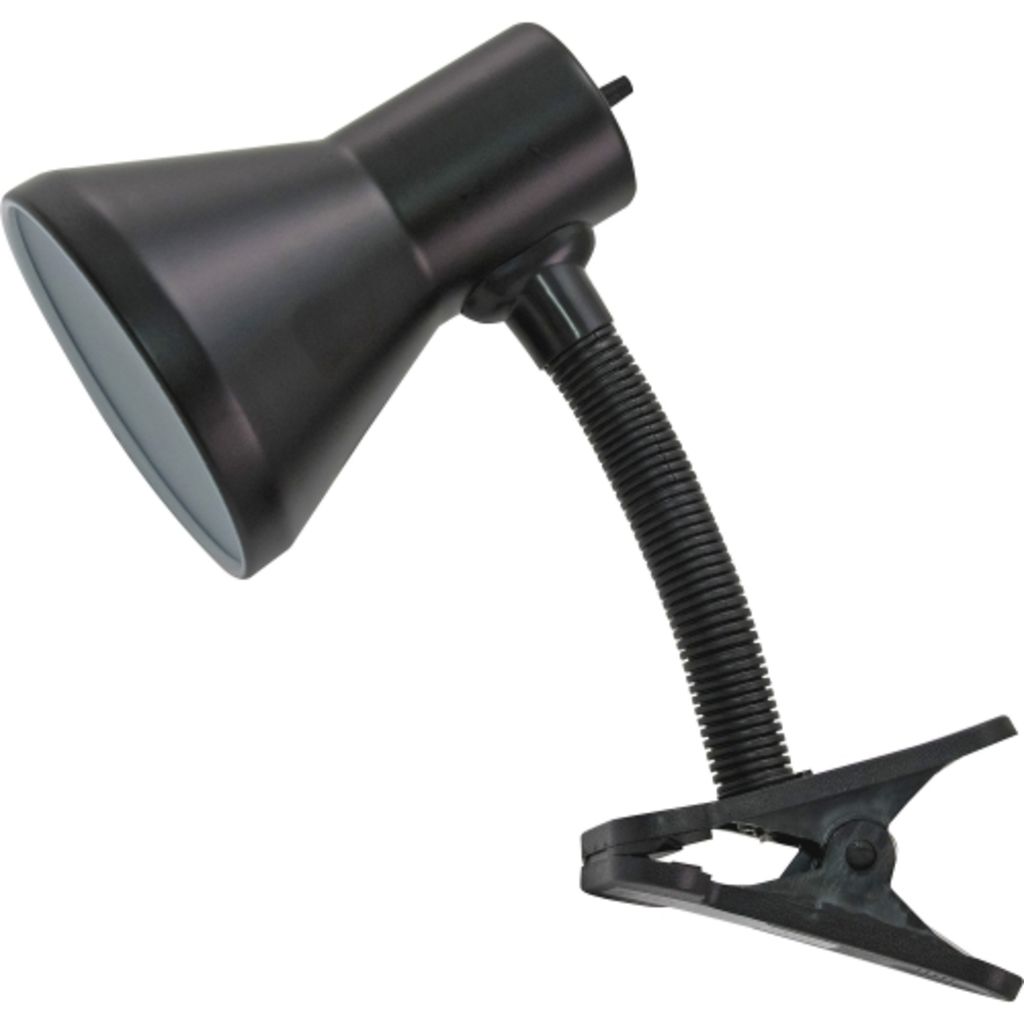 Image of Advantus Ledu Clip-on Gooseneck Lamp - 60 W Fluorescent, Incandescent Bulb - Met
