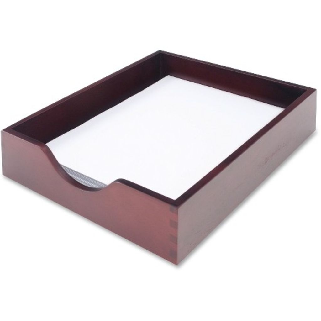 Image of Carver Mahogany Desk Tray