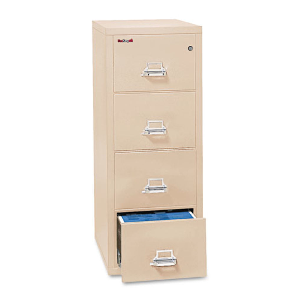 Image of File Legal 4Drawer Fire Parchment