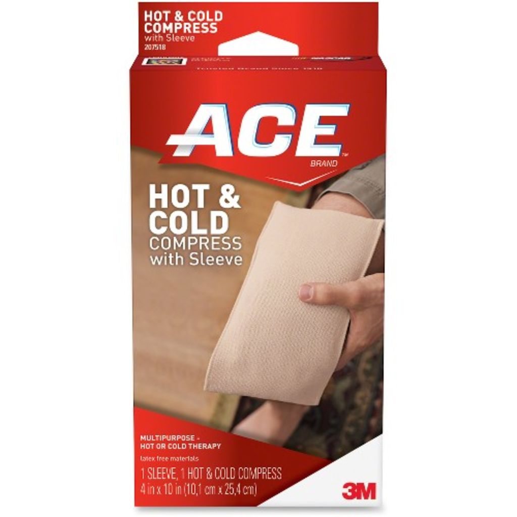 Image of Ace Hot and Cold Compress w/Sleeve - 12" Width x 0.1" Depth - 1 Each