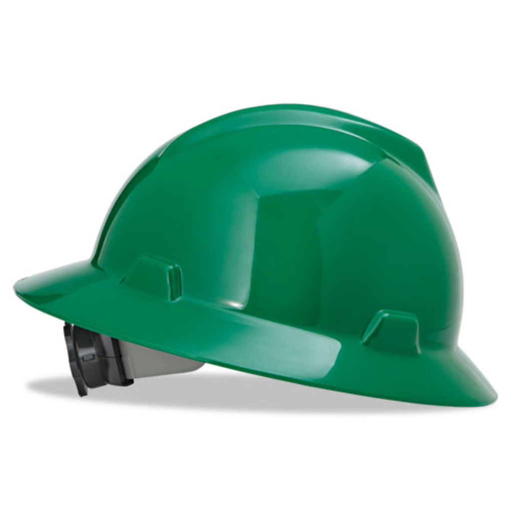 Image of Hard Hats Fas-Trac Non-slotted Green
