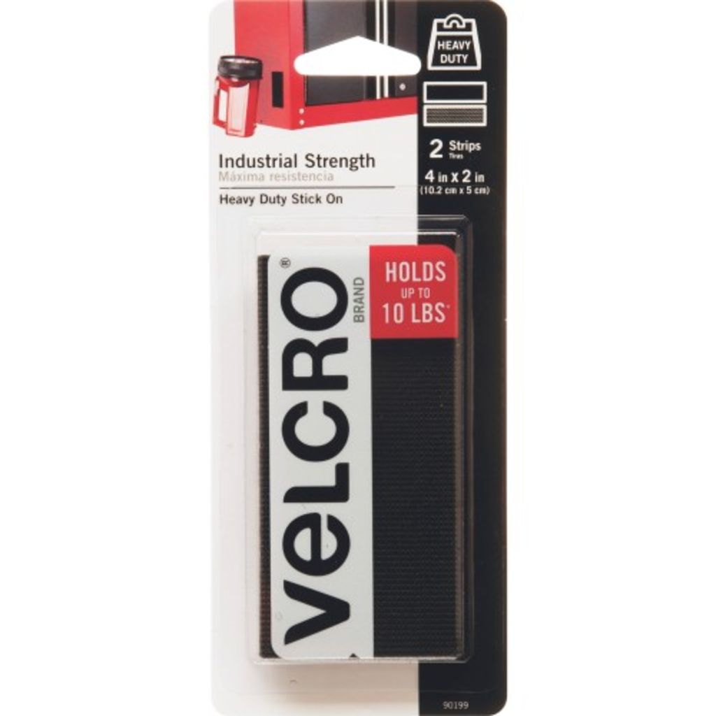 Image of VELCRO&reg; 90199 Industrial Strength Hook & Loop Fastener Strip - 2" Width x 4"